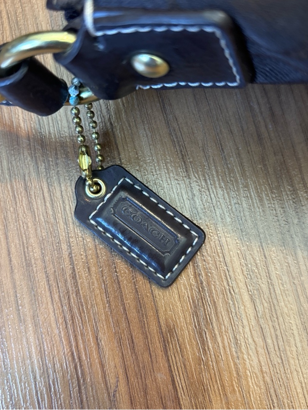 Coach brown Signature Mini Wristlet Shoulder Bag - Picture 2 of 7